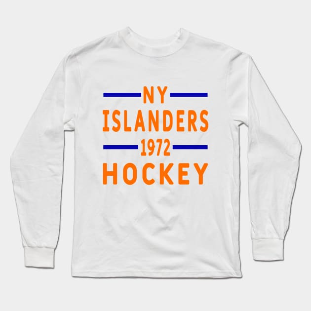 NY Islanders Classic Long Sleeve T-Shirt by Medo Creations